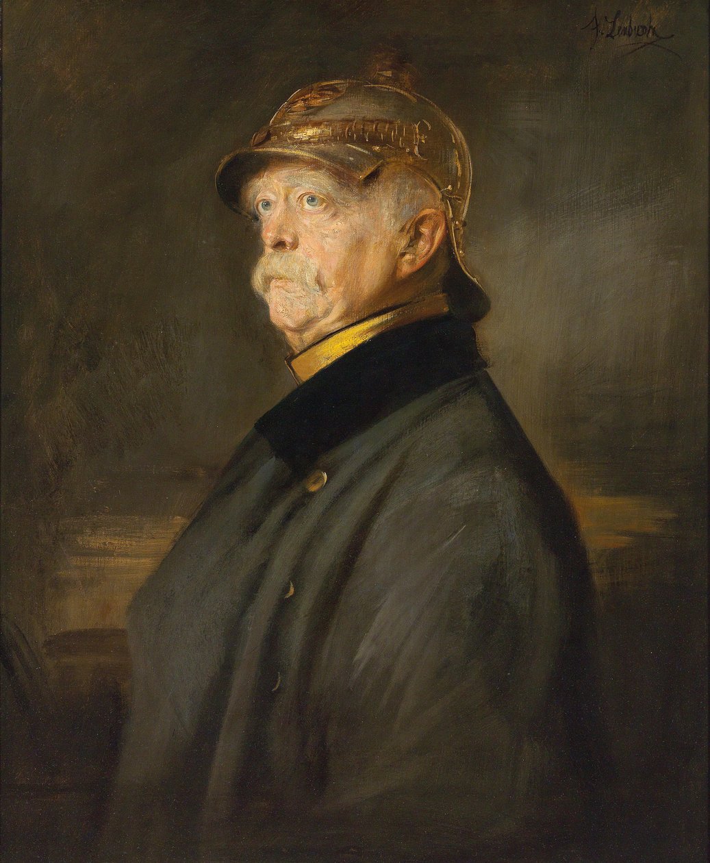 Retrato de Otto von Bismarck de Franz Seraph von Lenbach
