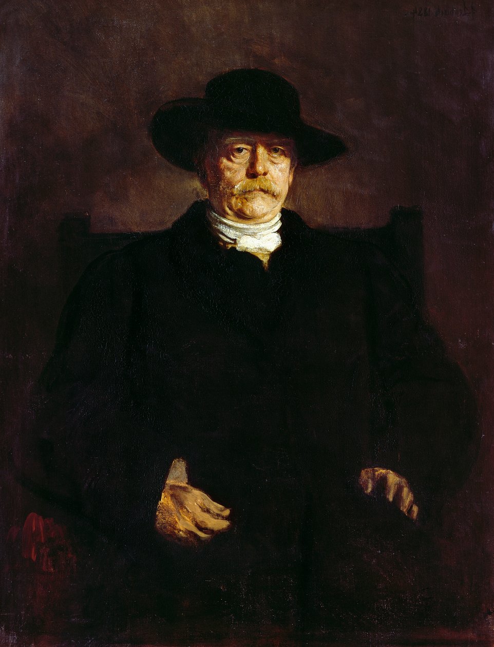 Retrato do Príncipe Otto von Bismarck (Schonhausen) de Franz Seraph von Lenbach