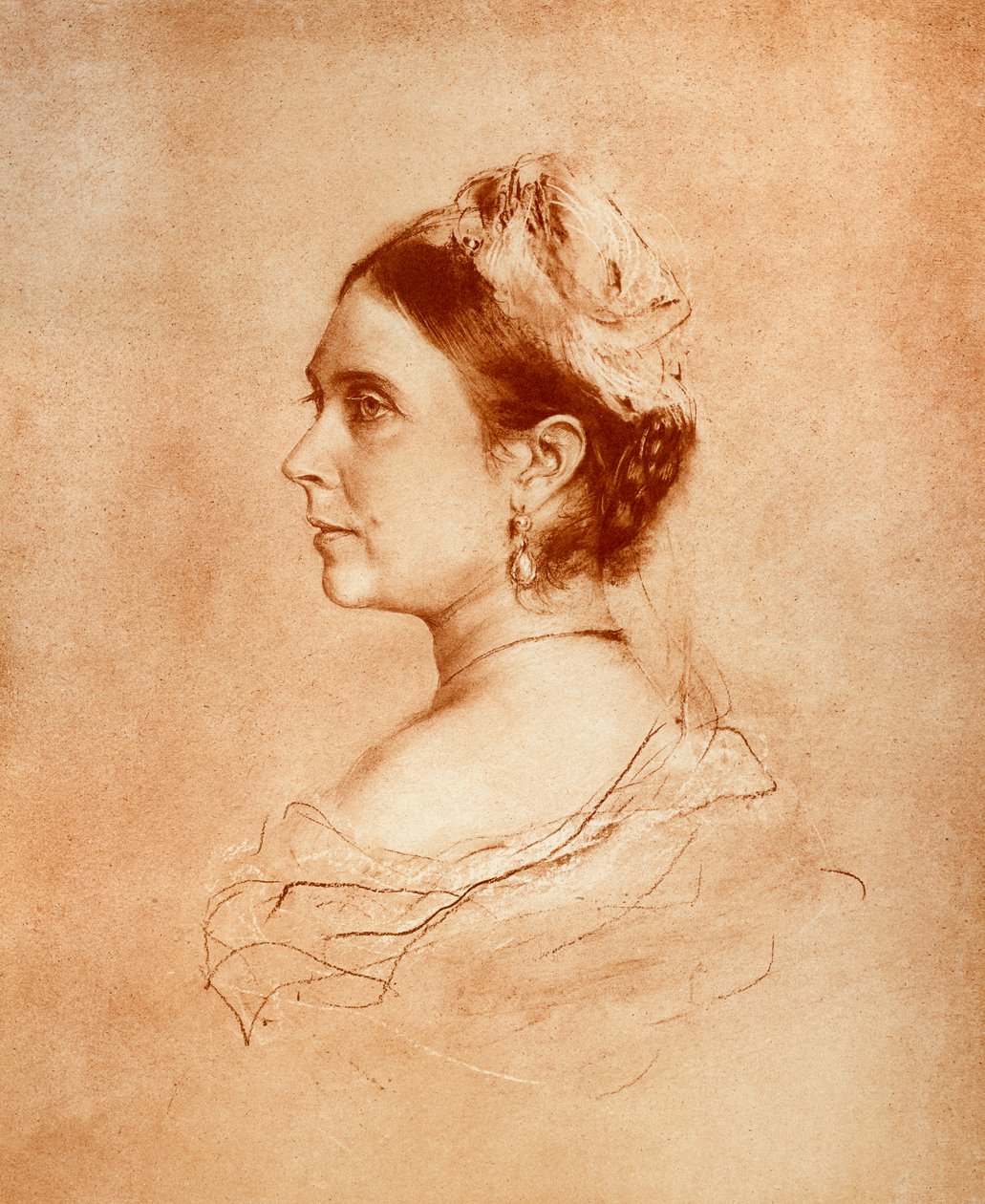 rainha Victoria de Franz Seraph von Lenbach