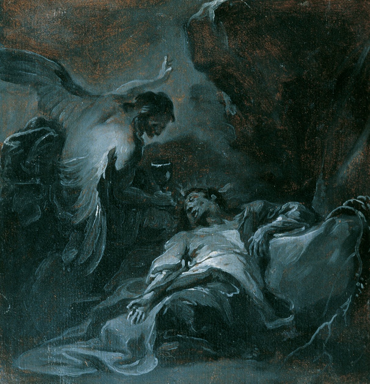 Cristo no Monte das Oliveiras (II) de Franz Sigrist d. Ä.