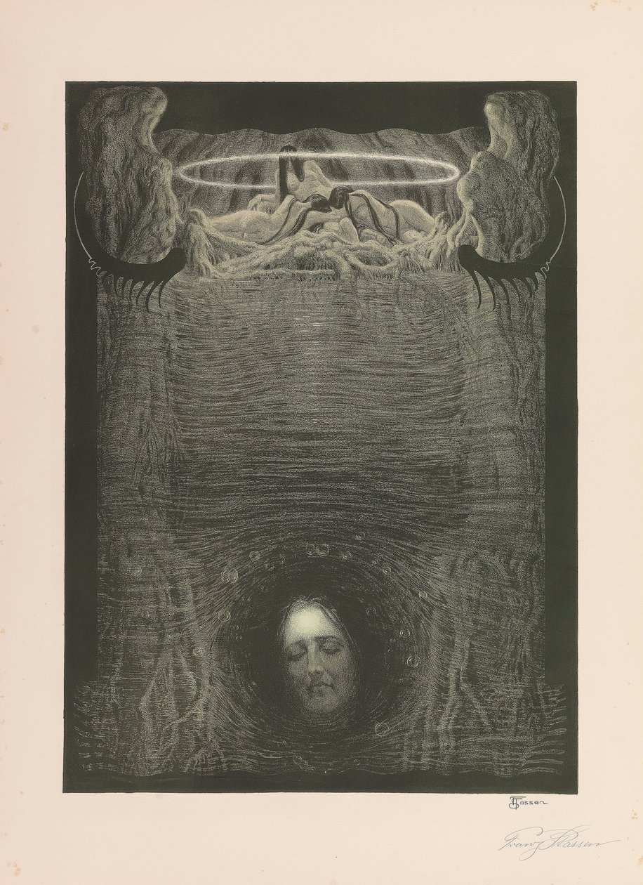 O Anel do Nibelungo, 1914. de Franz Stassen
