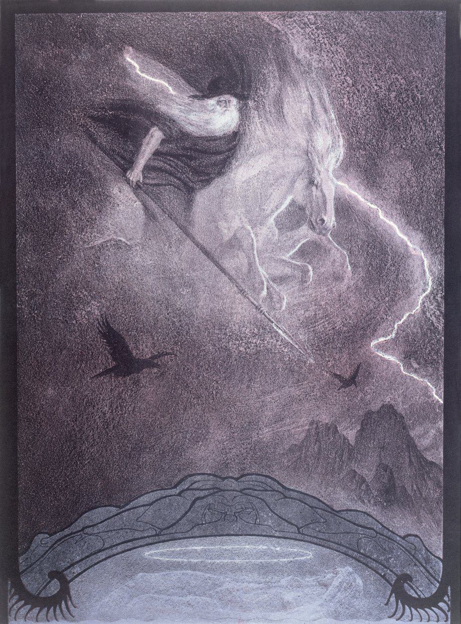 Odin, ilustração de 