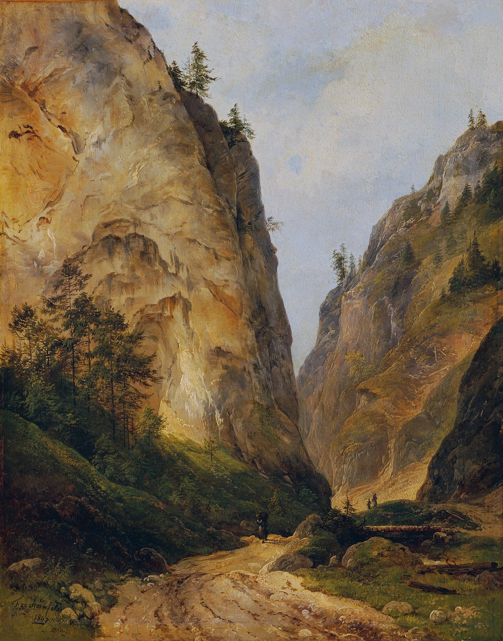 Vale das Rochas (Im Höllental) de Franz Steinfeld