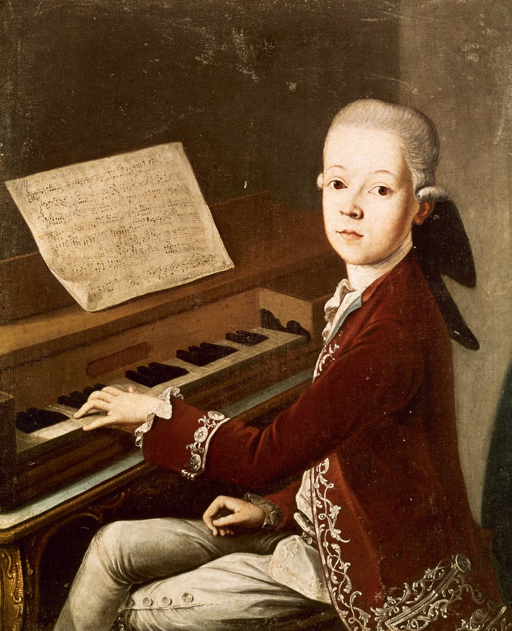 Wolfgang Amadeus Mozart, 1768 de Franz Thaddaus Helbling