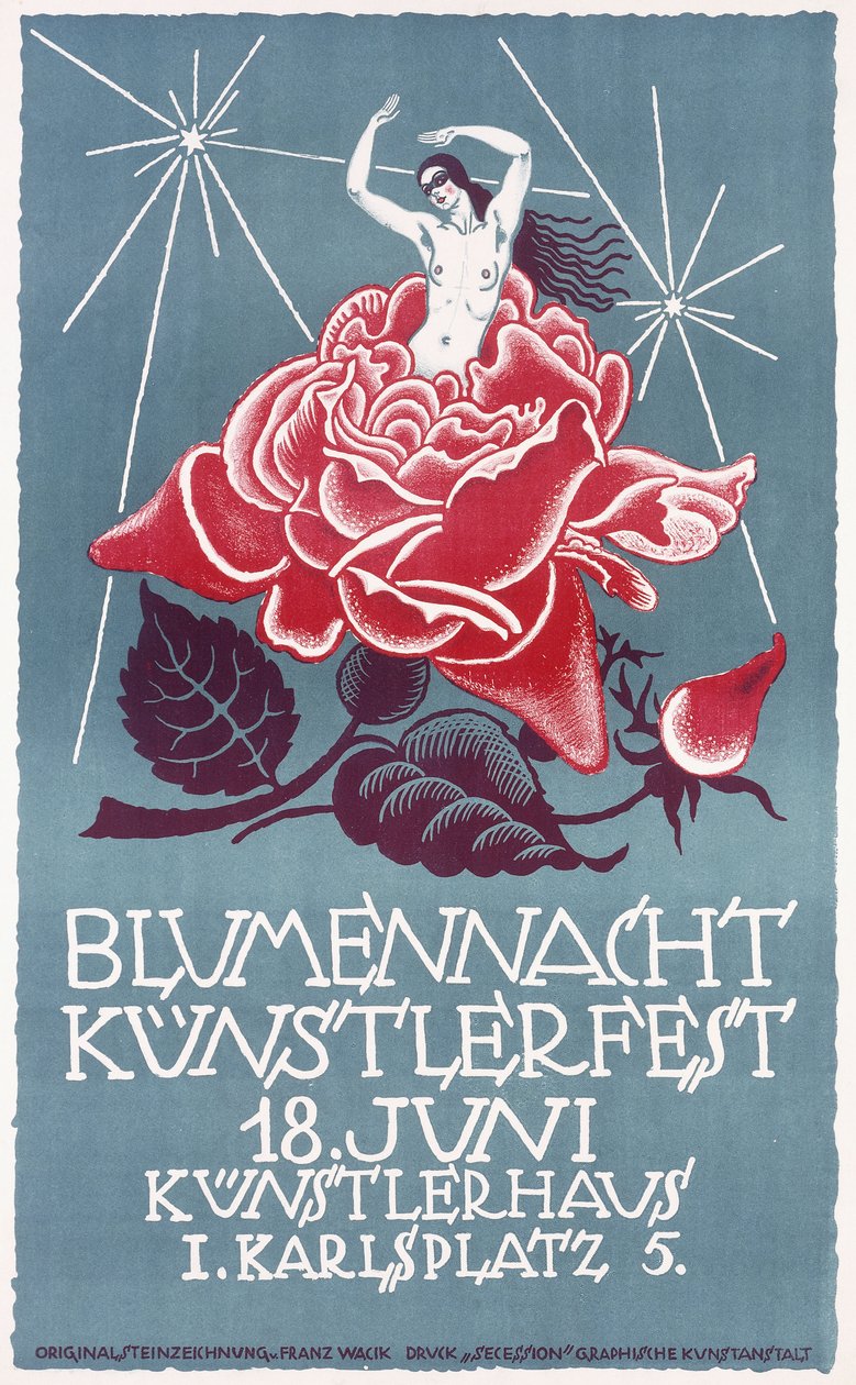 Flower Night Kunstlerfest &39; de Franz Wacik