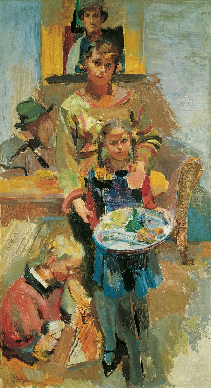 Retrato de família de Isepp de Franz Wiegele