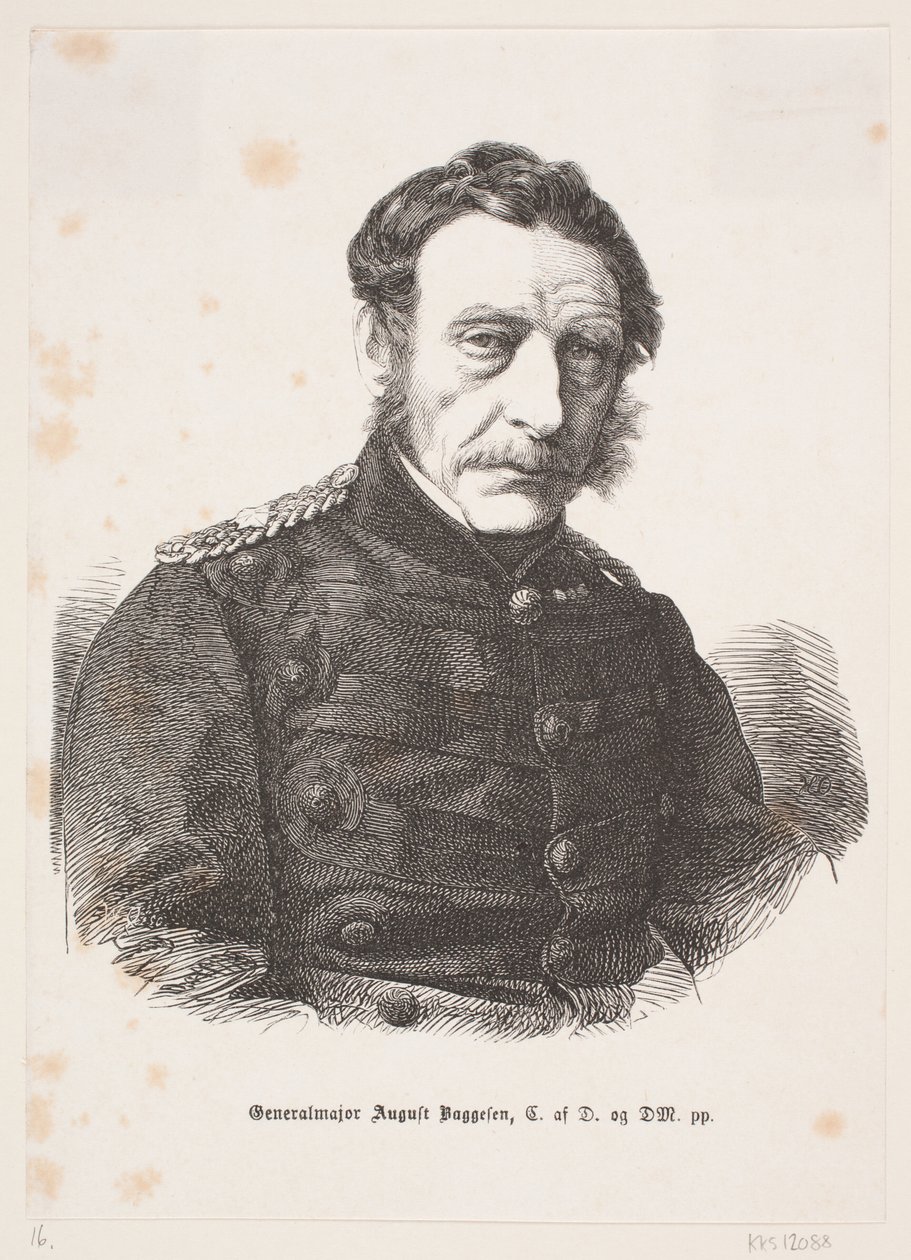 Major General August Baggesen de Franz Wilhelm Obermann