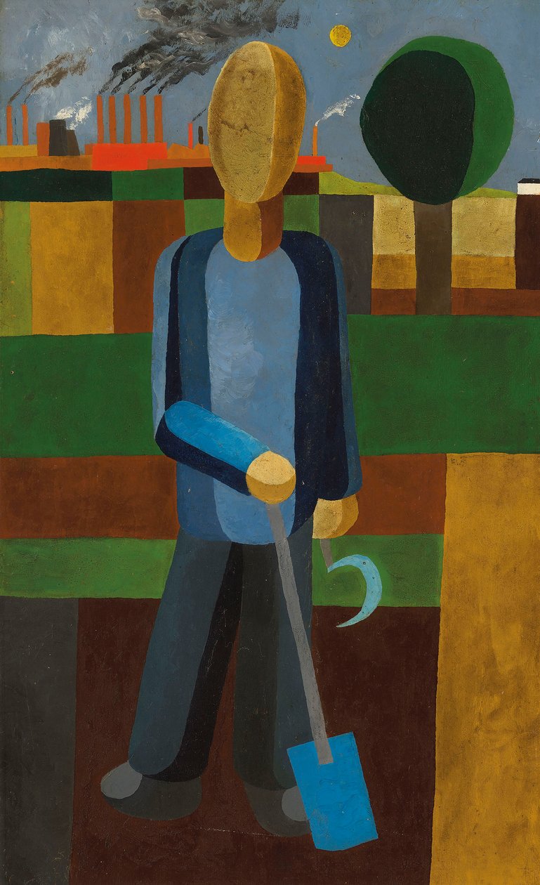 O jardineiro, ca 1929-1930. de Franz Wilhelm Seiwert