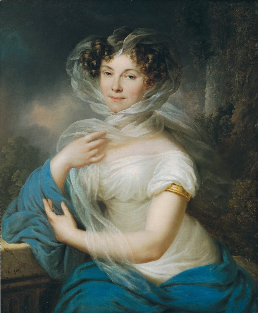 Retrato de uma senhora de Franz Xaver Ferdinand von Lampi
