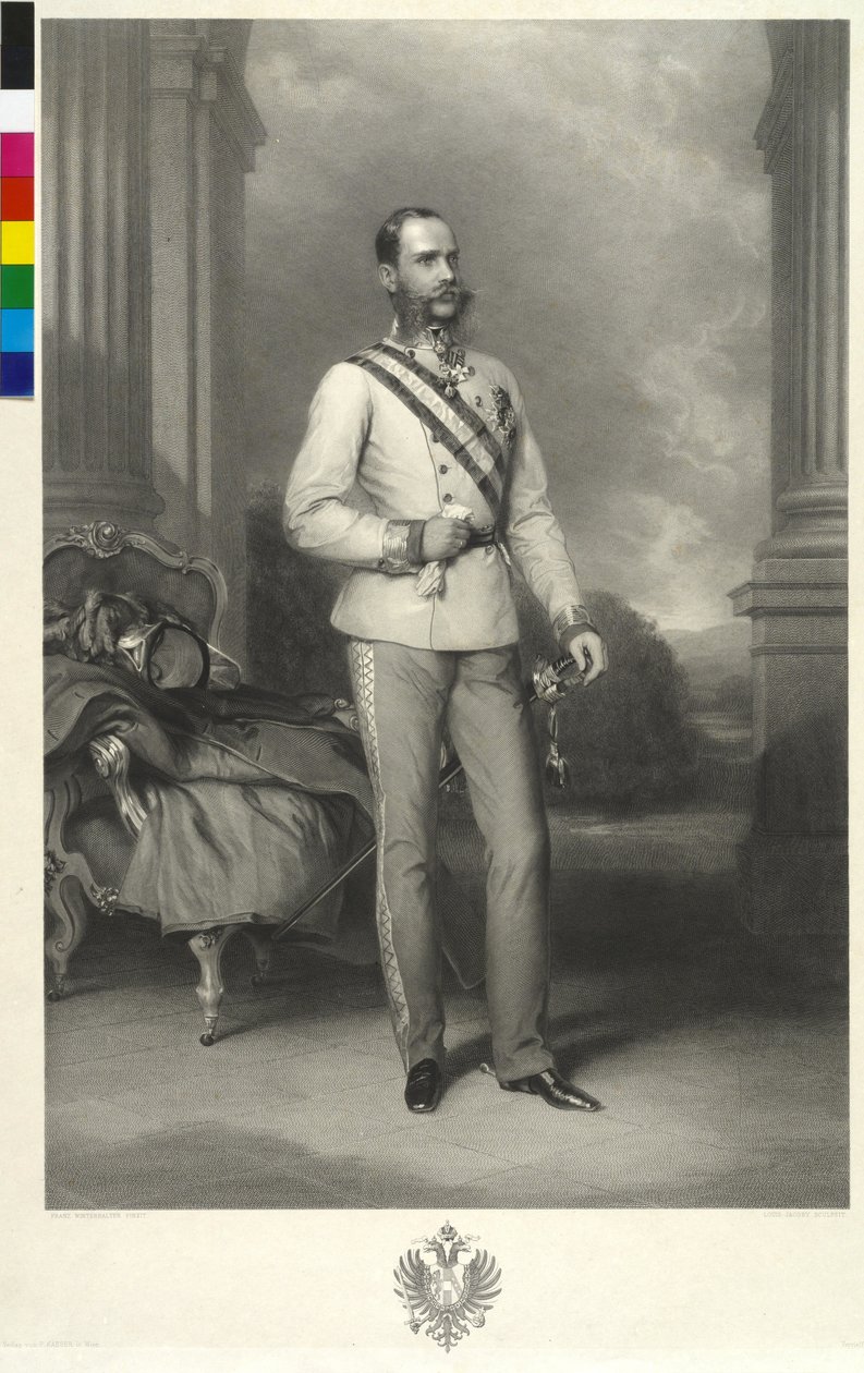 Imperador da Áustria Franz Joseph I de Franz Xaver Winterhalter