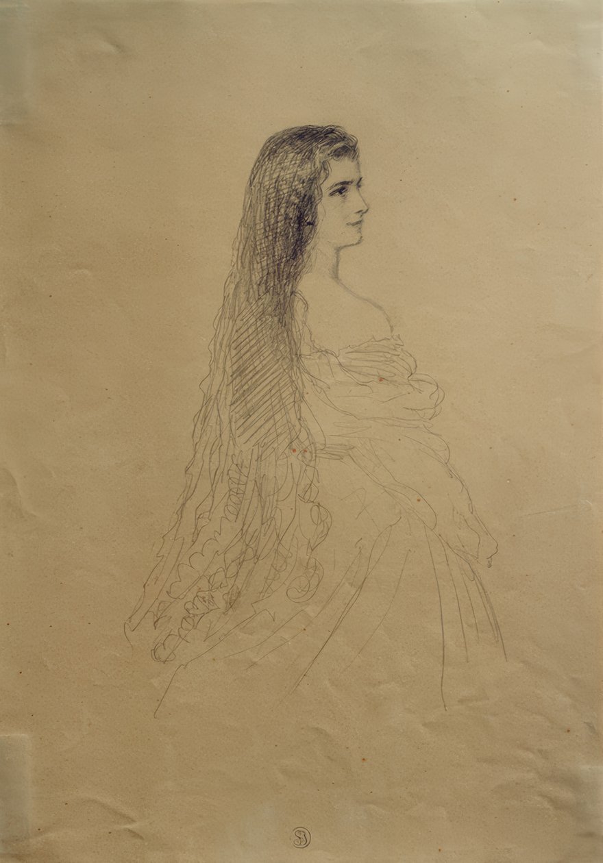 Imperatriz Isabel da Áustria de Franz Xaver Winterhalter