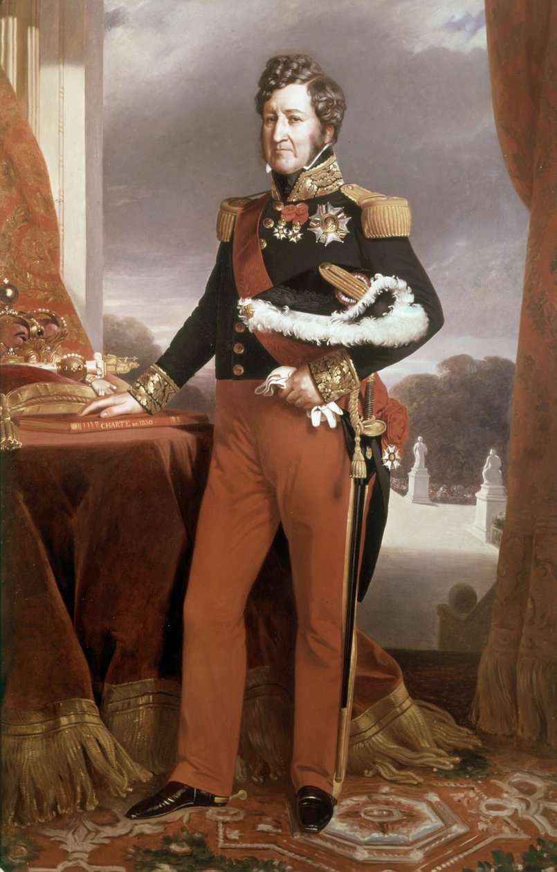 Louis-Philippe, Rei dos Franceses (óleo sobre tela) de Franz Xaver Winterhalter