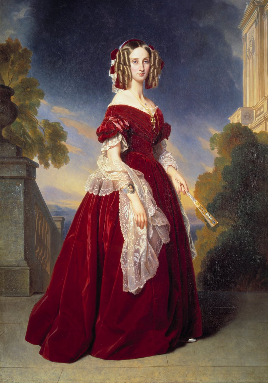 Portrait en pied de Louise Marie Therese Charlotte Isabelle d