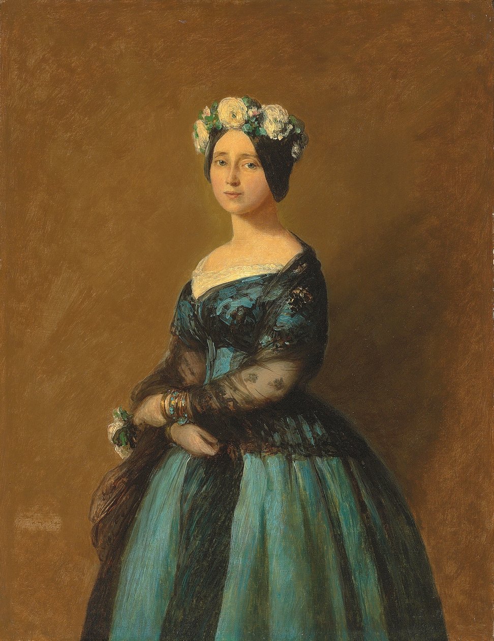 Retrato de Augusta, princesa da Prússia, 1846 de Franz Xaver Winterhalter