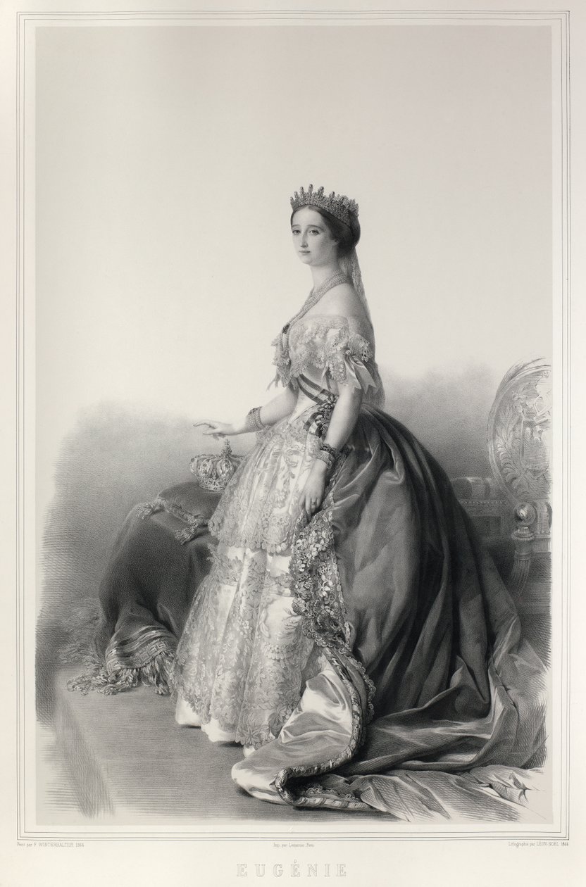Retrato da Imperatriz Eugénia de Franz Xaver Winterhalter