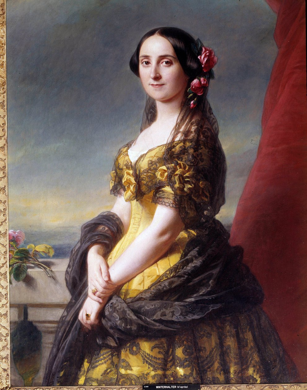 Retrato de Madame Manuel, Condessa de Gramedo Pintura de Franz Xaver Winterhalter (1806-1873) de Franz Xaver Winterhalter