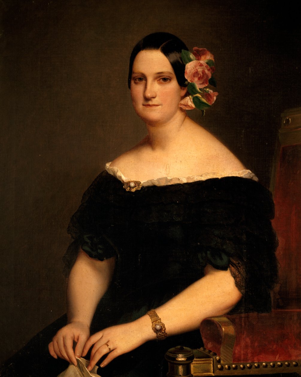 Retrato de Maria Christina de Duas Sicilias (Palermo de Franz Xaver Winterhalter