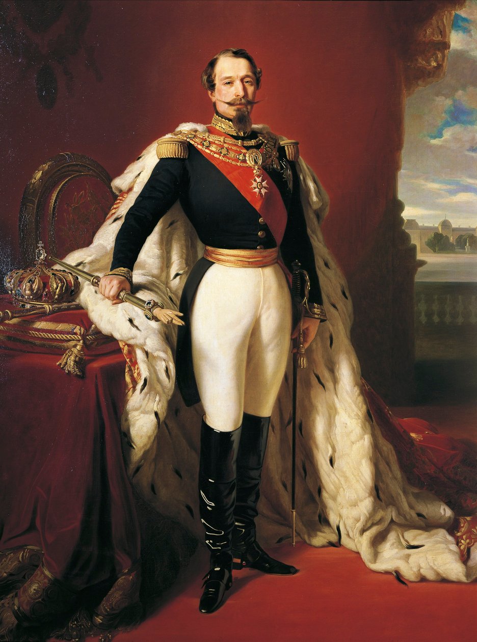 Retrato de Napoleão III (Louis Napoleon Bonaparte), c.1852 (óleo sobre tela) de Franz Xaver Winterhalter