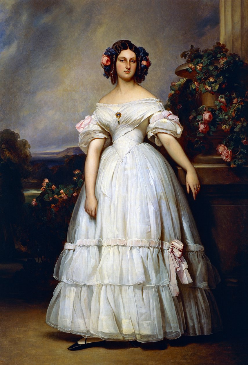 Retrato da Princesa Clementina de Orleans (Neuilly-sur-Seine de Franz Xaver Winterhalter