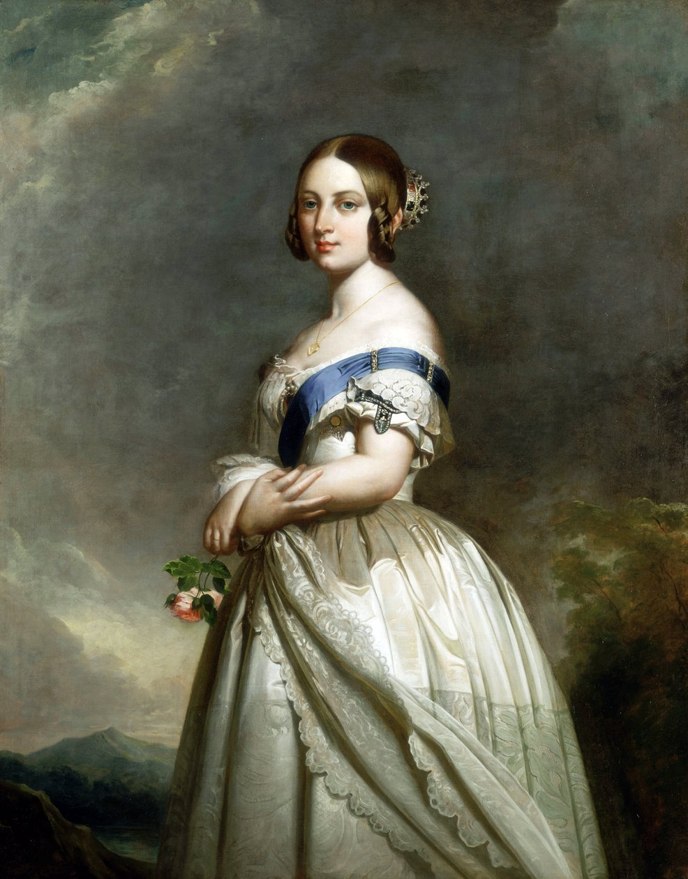 Retrato da Rainha Vitória de Franz Xaver Winterhalter