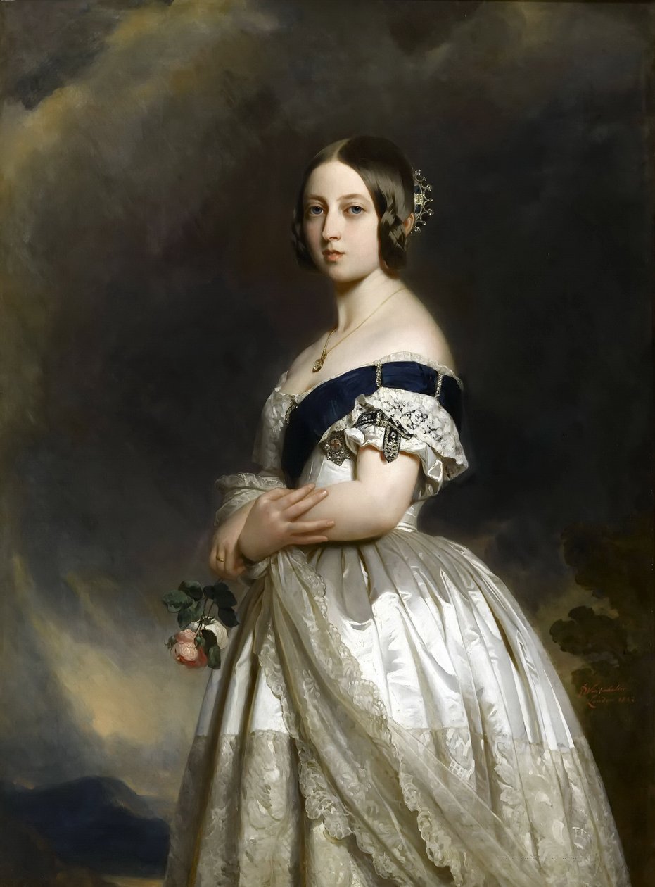 Retrato da rainha Victoria de Franz Xaver Winterhalter