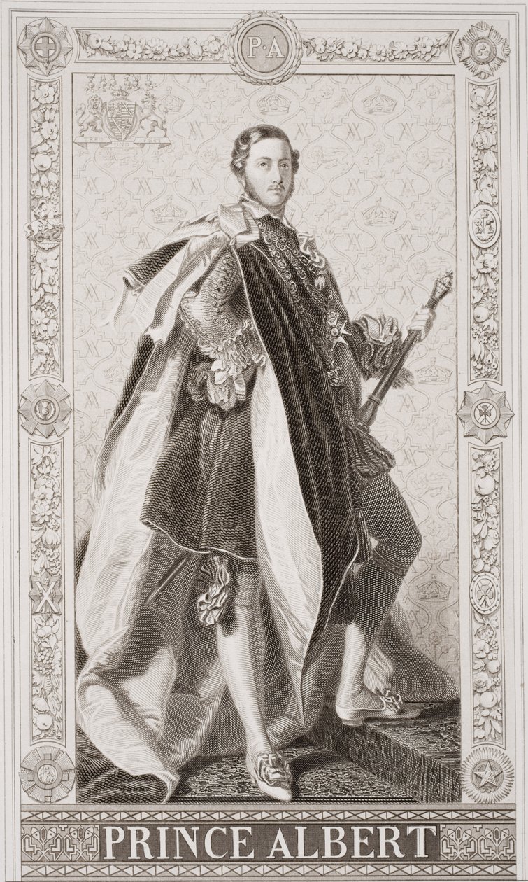 Príncipe Albert (1819-61) de "Ilustrações da História Escocesa e Inglesa" II de Franz Xaver Winterhalter