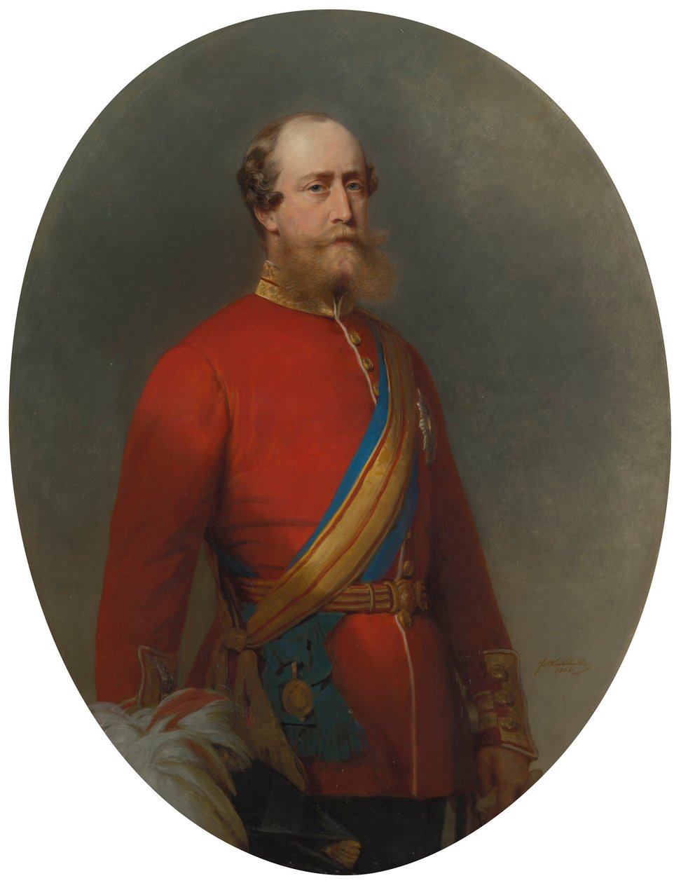 Príncipe Cristiano de Schleswig-Holstein (1831-1917) de Franz Xaver Winterhalter