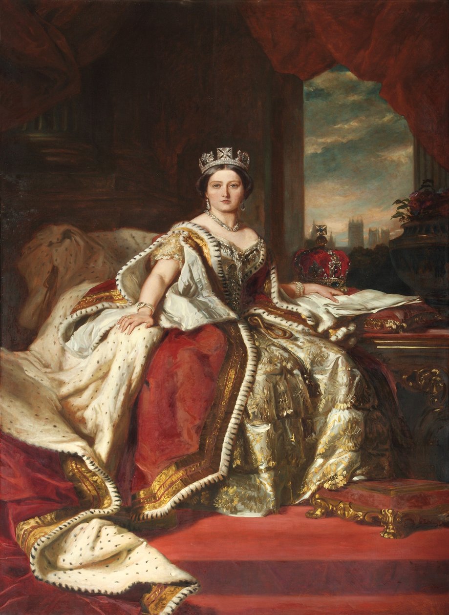 Rainha Vitória, copiada por John Hanson Walker RA, 1879 de Franz Xaver Winterhalter