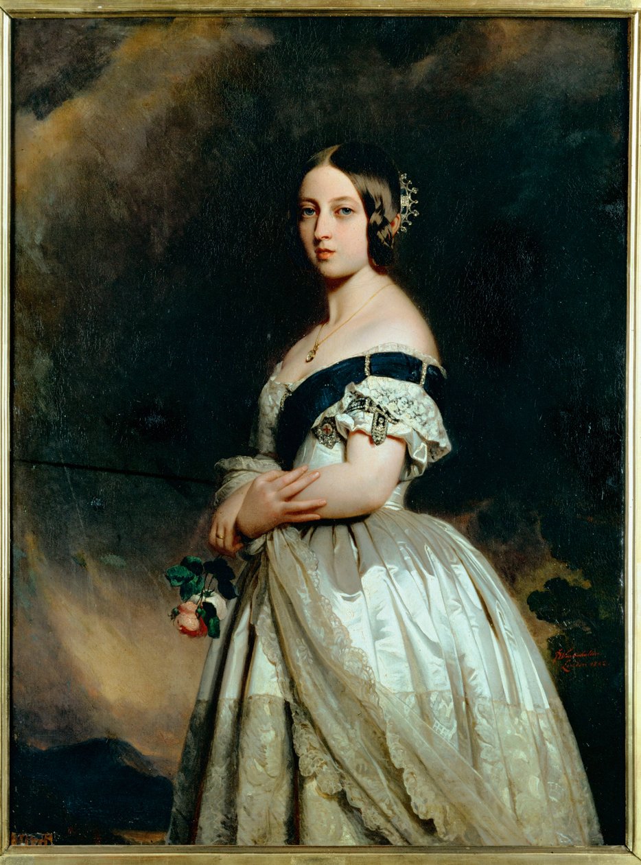 Rainha Vitória de Inglaterra ... de Franz Xaver Winterhalter
