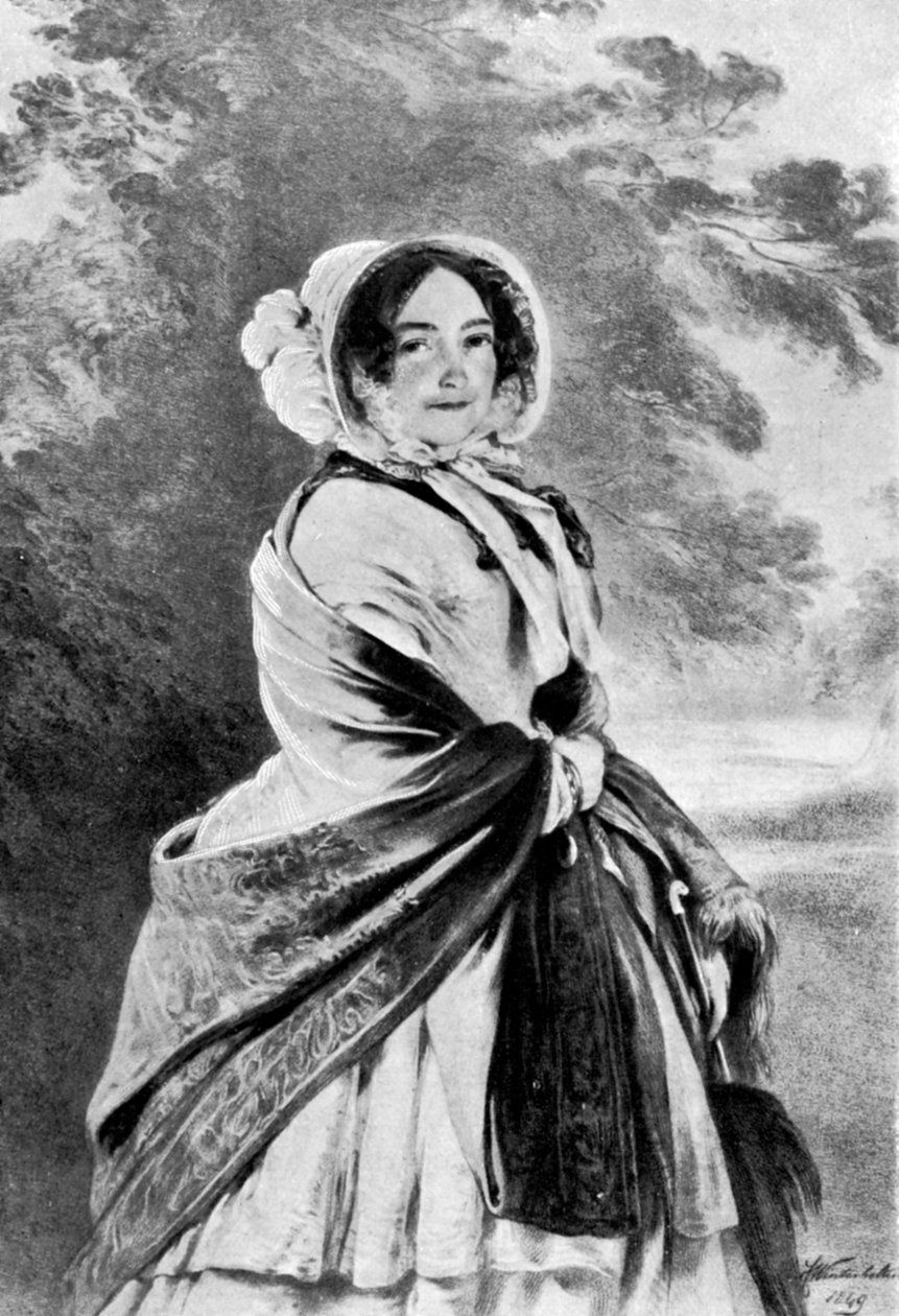 Mãe da rainha Victorias, 1901. de Franz Xaver Winterhalter