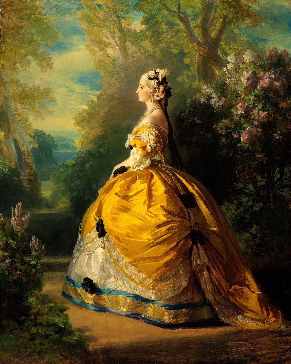 A imperatriz eugenie de Franz Xaver Winterhalter