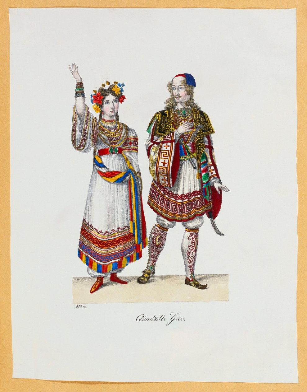 Uma coleção de fantasias, 1827 de Franz Xavier Nachtmann