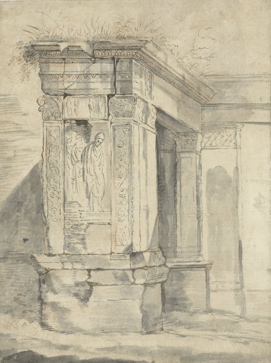 Ruína romana de Franz de Paula Ferg