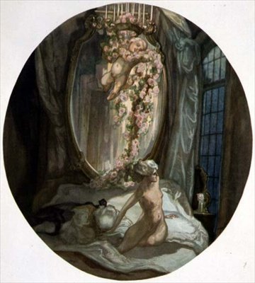Mulher numa cama de Franz von Bayros (1866 1924)