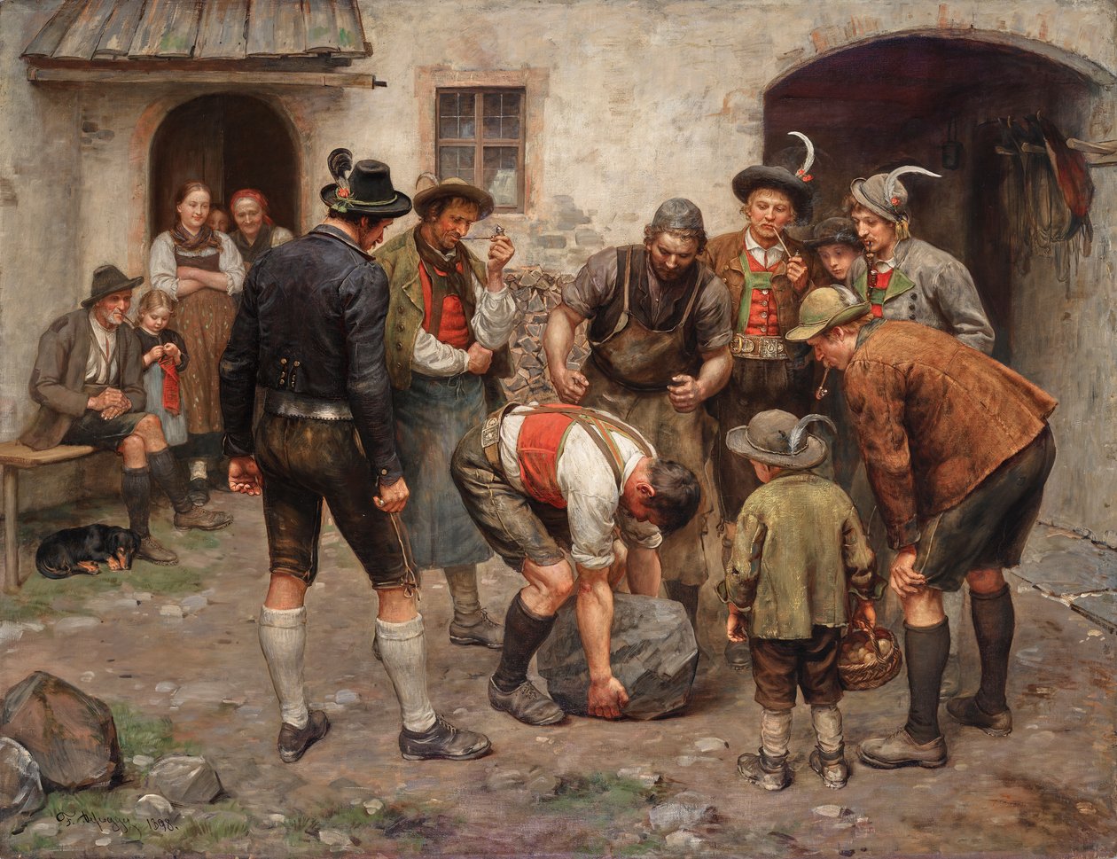 O teste de resistência de Franz von Defregger