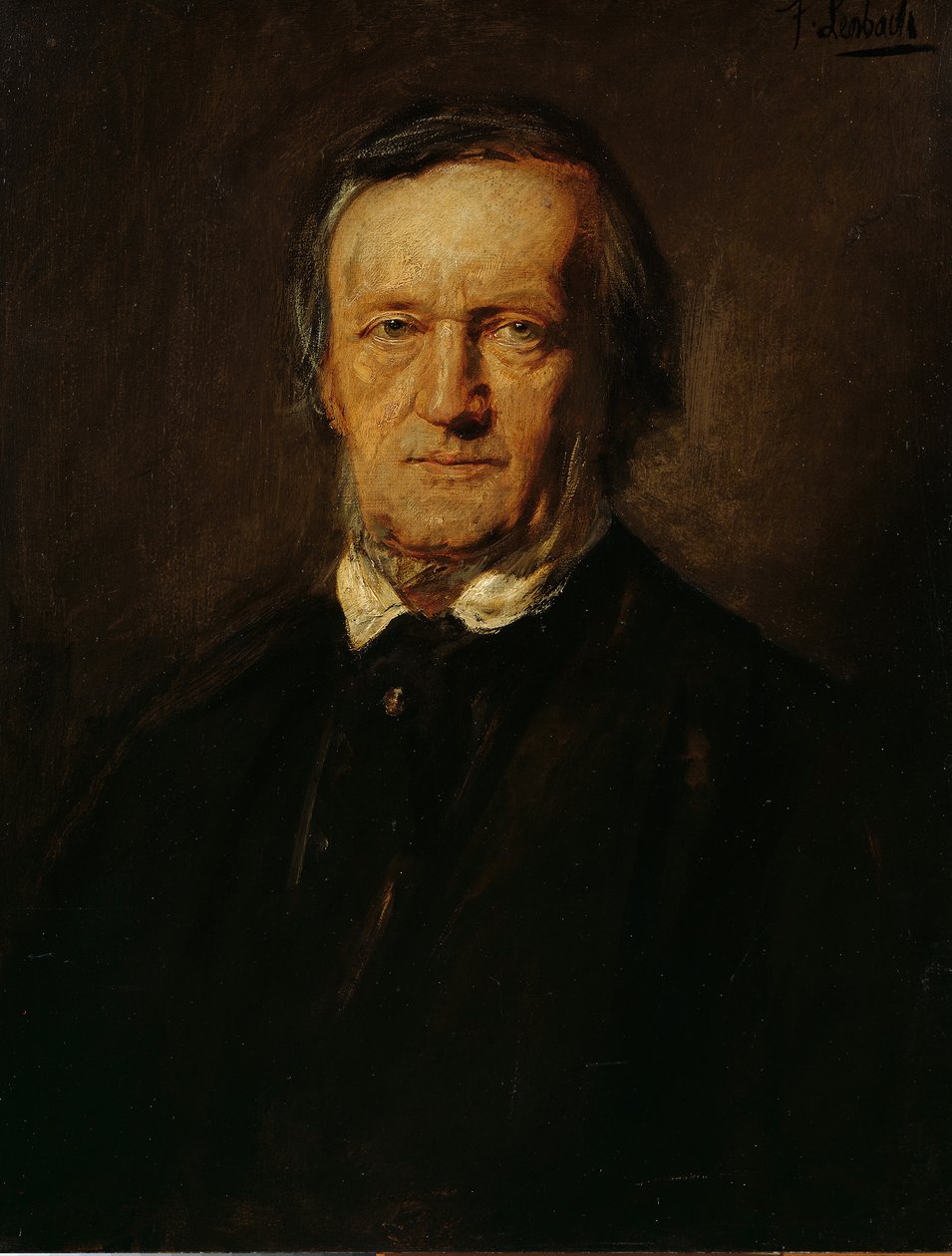 Retrato de Richard Wagner de Franz von Lenbach