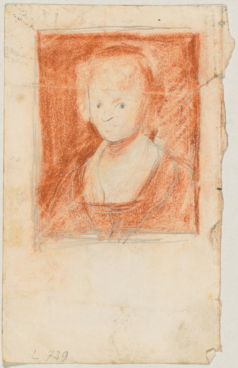Brustbild eines jungen Mädchens; vermutlich nach Rubens de Franz von Lenbach