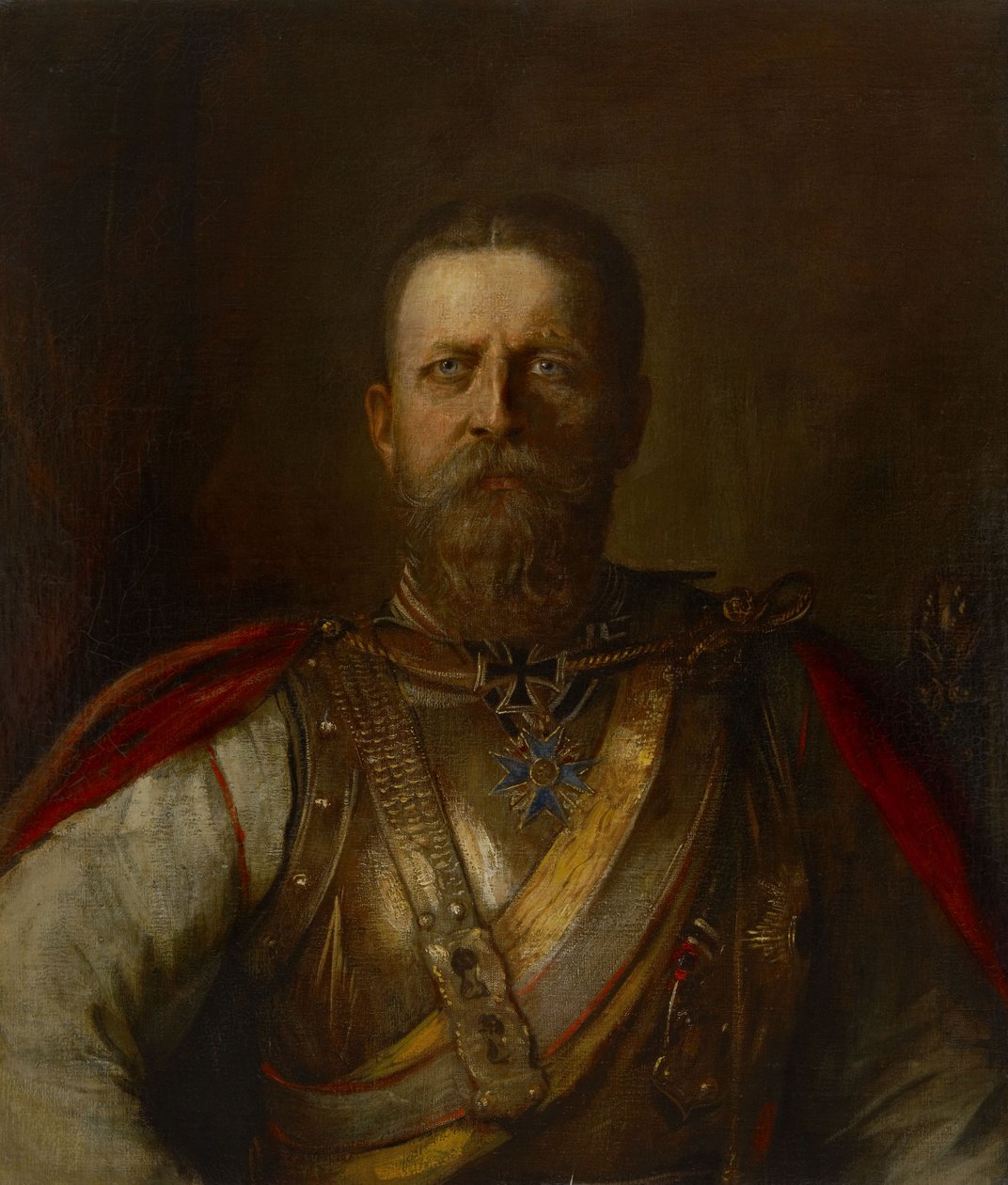 O Príncipe Herdeiro Frederico Guilherme, que mais tarde se tornaria Frederico III, Imperador da Alemanha e Rei da Prússia de Franz von Lenbach