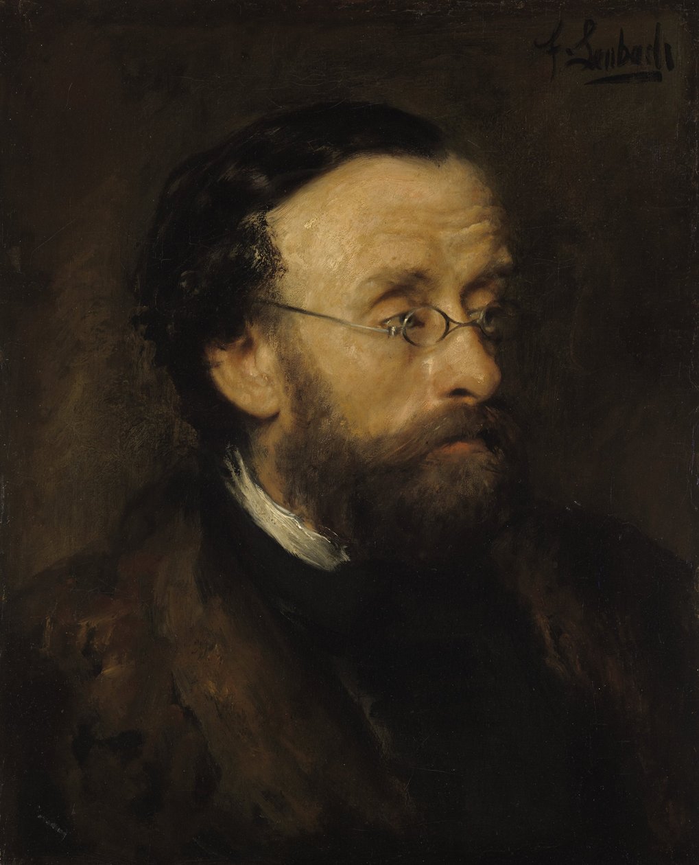 O paisagista Eduard Schleich de Franz von Lenbach