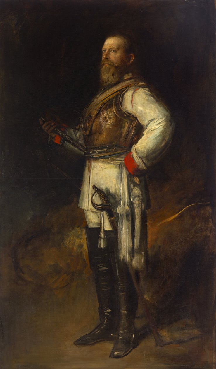 Friedrich Wilhelm Príncipe Herdeiro da Prússia, como Friedrich III. imperador alemão de Franz von Lenbach