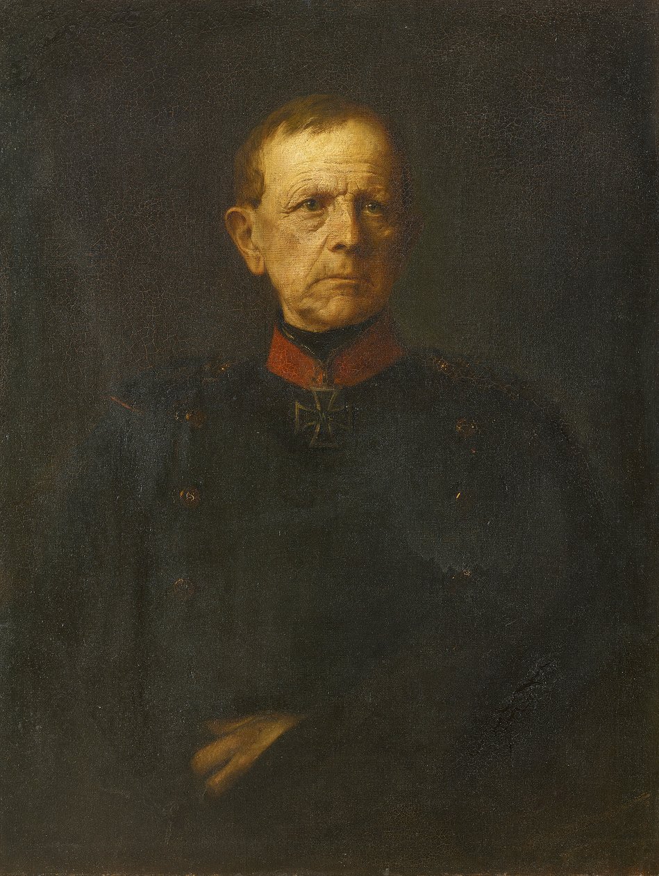 O conde Helmuth von Moltke de Franz von Lenbach