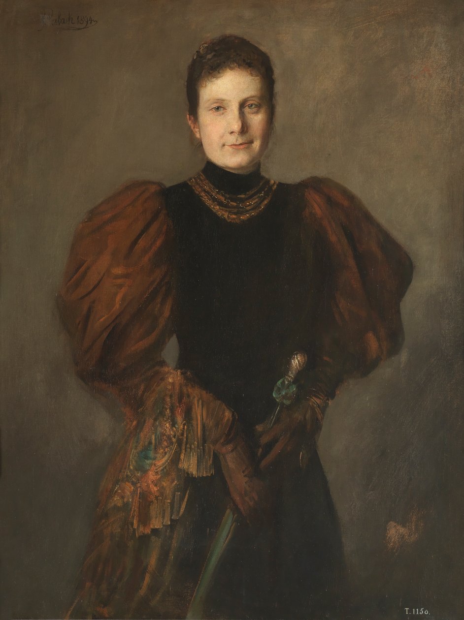 Infanta María de la Paz de Borbón, filha de Isabel II de Franz von Lenbach