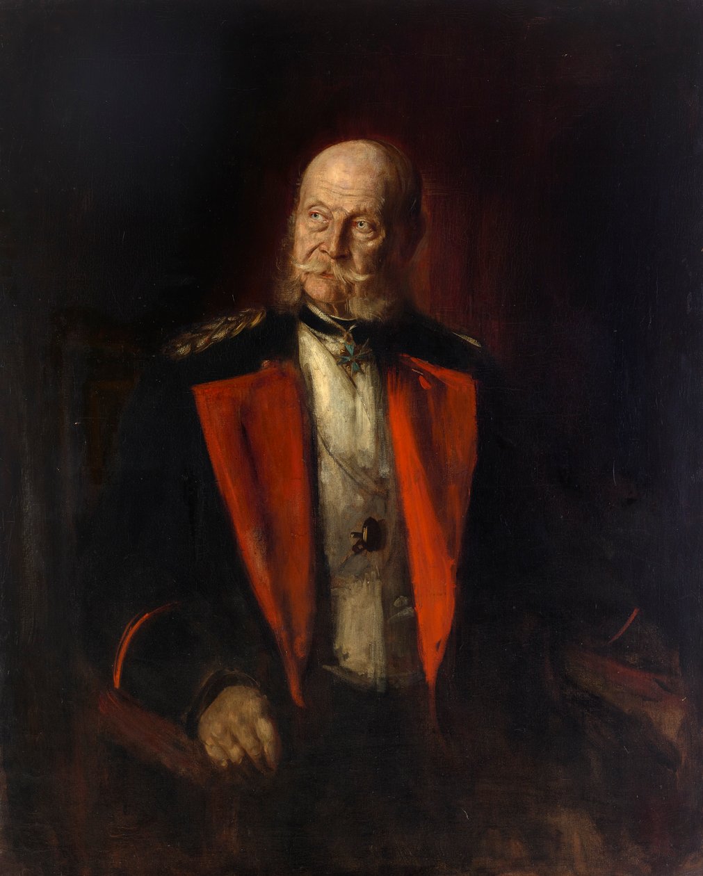 Imperador Guilherme I de Franz von Lenbach