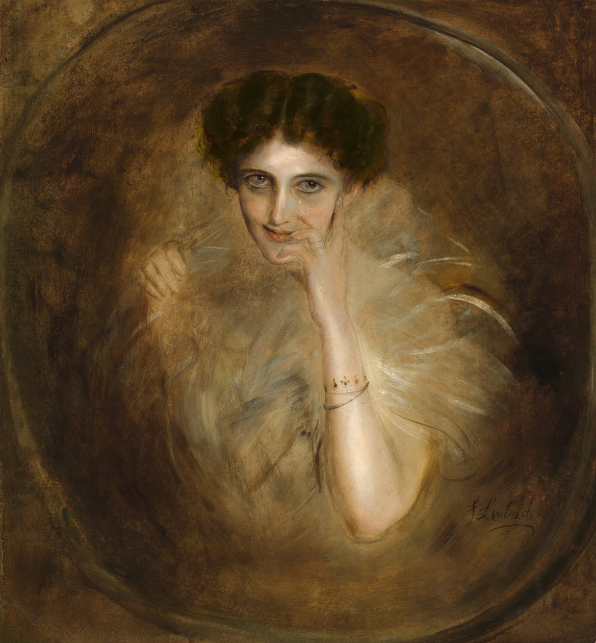Lady Mary Victoria Leiter Curzon de Franz von Lenbach