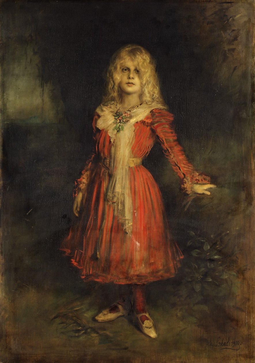 Marion Lenbach (1892-1947), a filha do artista de Franz von Lenbach