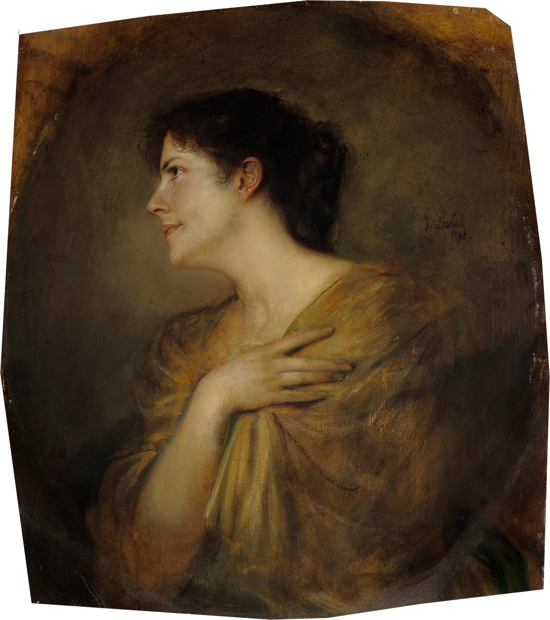 Mary Stuck (nascida Lindpaintner) de Franz von Lenbach