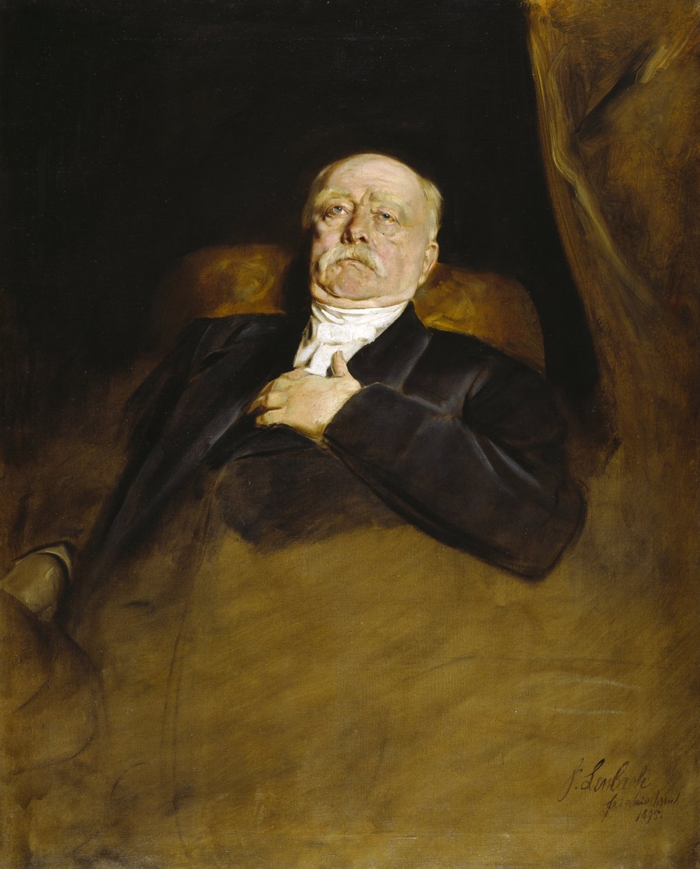 Otto Príncipe Bismarck de Franz von Lenbach