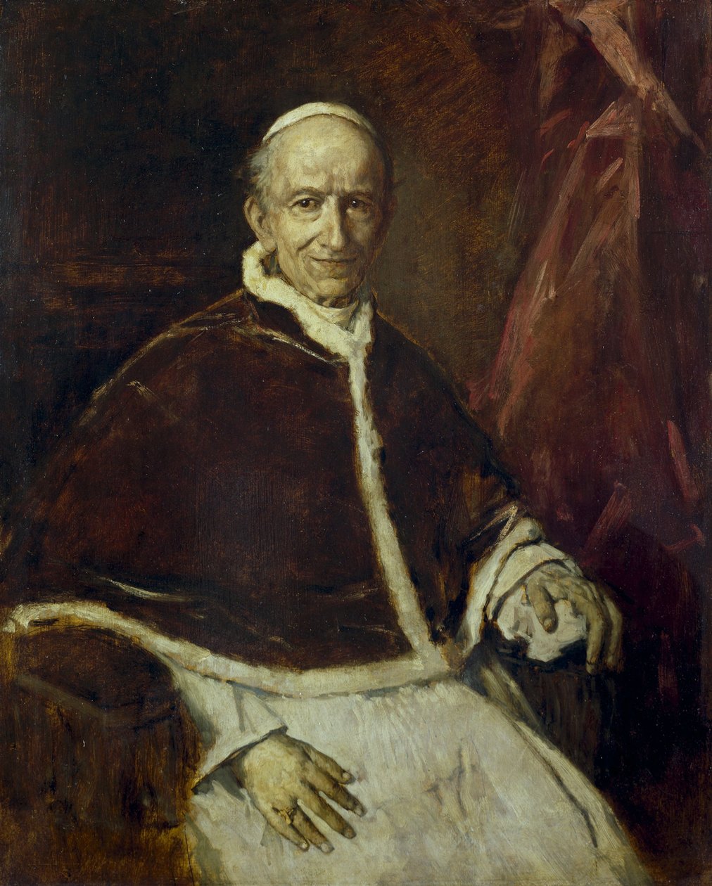 Papa Leão XIII. de Franz von Lenbach