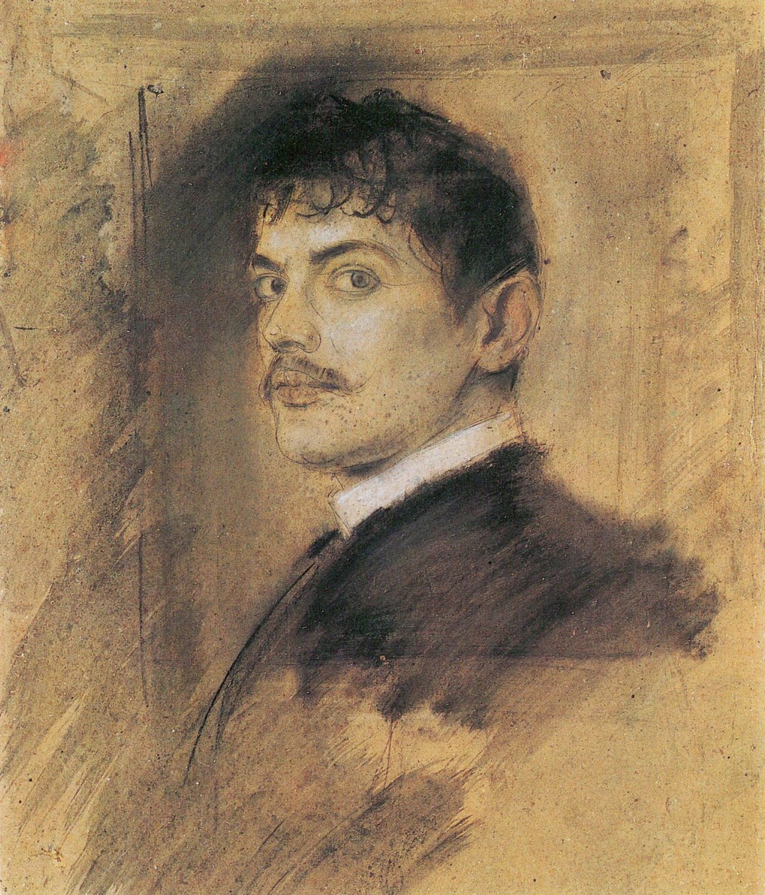 Retrato de Franz Stuck de Franz von Lenbach