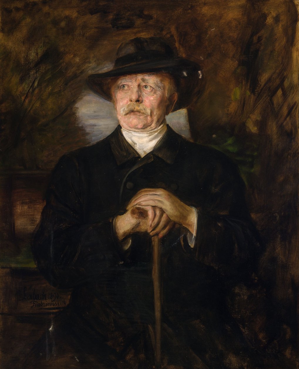 Retrato de Otto von Bismarck de Franz von Lenbach